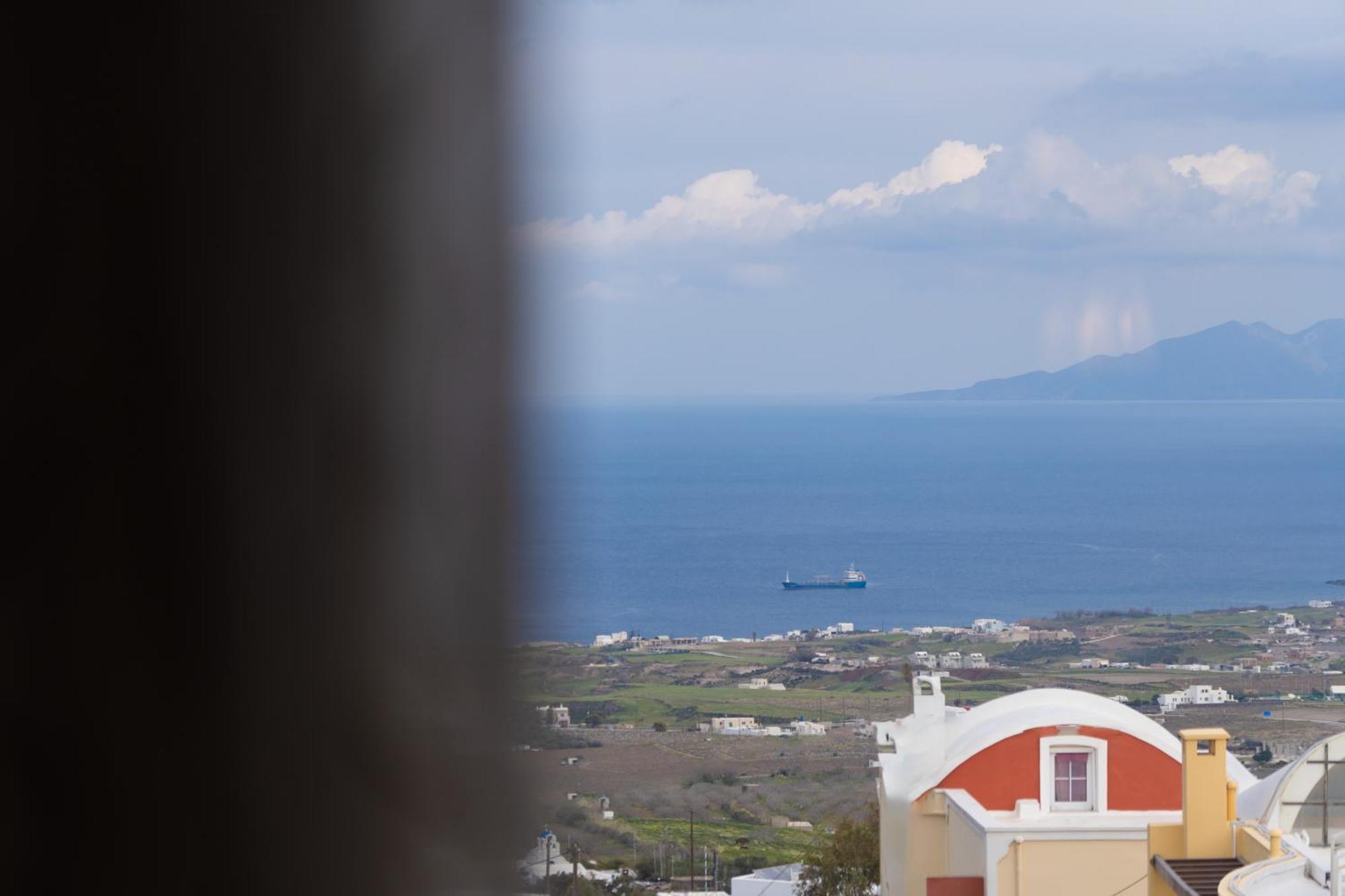 Central Seaview Heven Apartment In Fira  Dış mekan fotoğraf