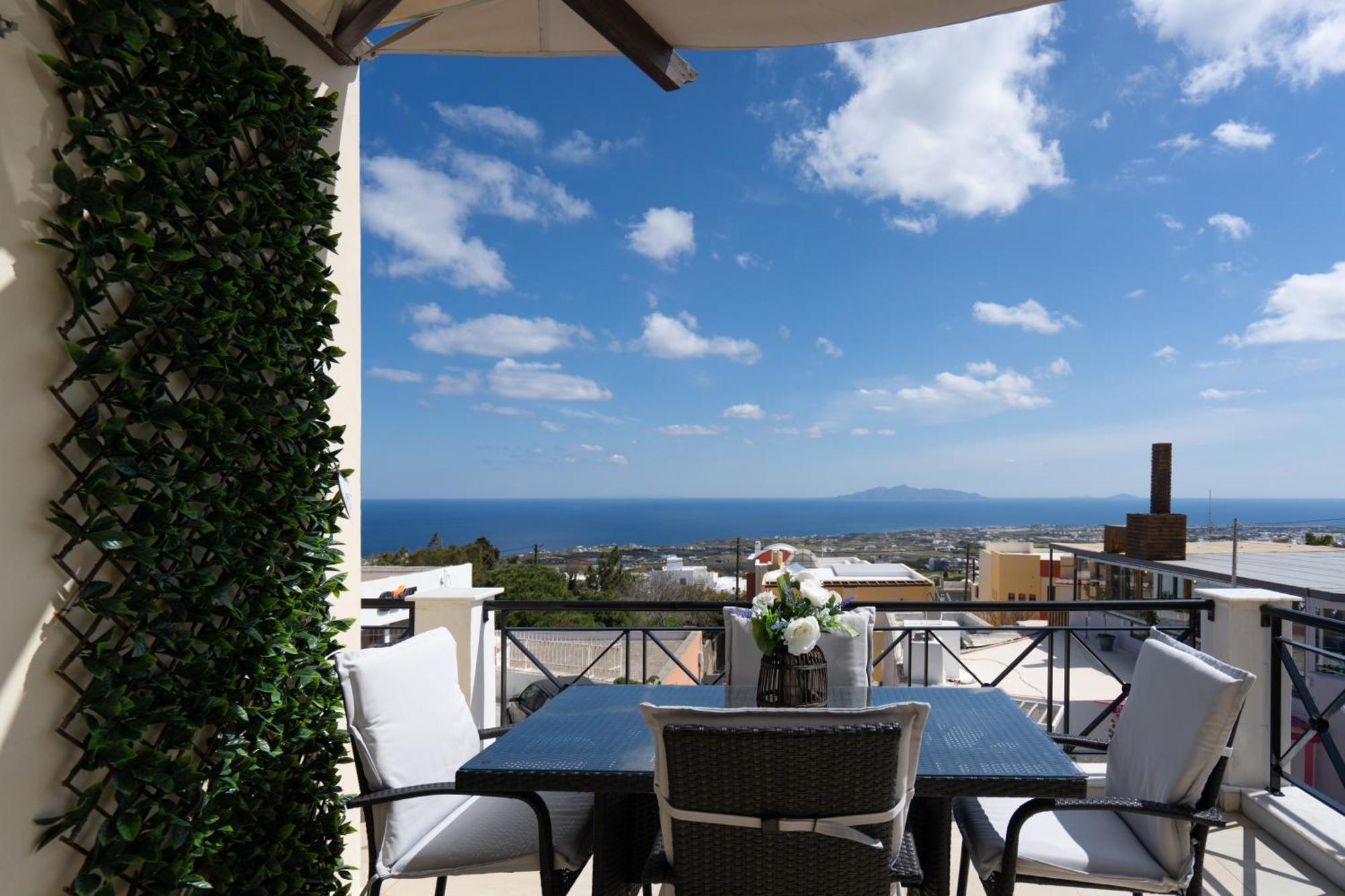 Central Seaview Heven Apartment In Fira  Dış mekan fotoğraf