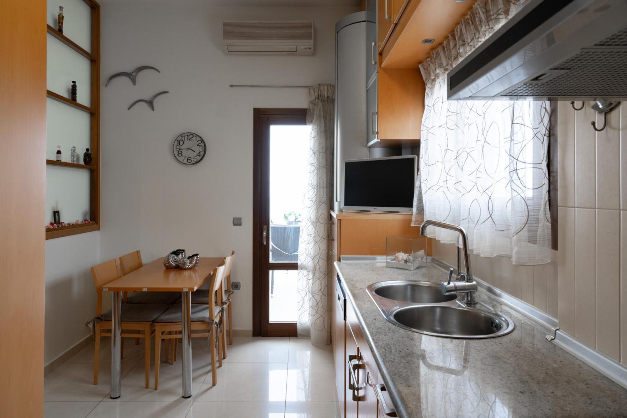 Central Seaview Heven Apartment In Fira  Dış mekan fotoğraf