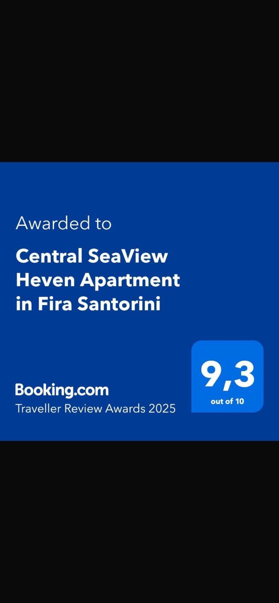 Central Seaview Heven Apartment In Fira  Dış mekan fotoğraf